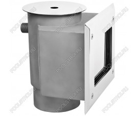 Скиммер с круглой крышкой 25м2, AISI 304