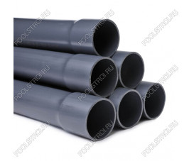 Труба Aquaviva ПВХ d50*2.4 PN 10 L-3 (штука) Труба Aquaviva ПВХ d50*2.4 PN 10 L-3 (штука)