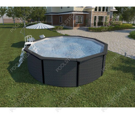 Морозоустойчивые бассейны MAGIC POOL (4,6х1,32м)  (полный комплект)