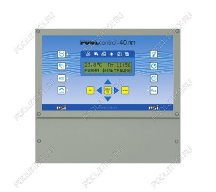 Панель управления фильтрацией и нагревом OSF Pool-control-PC-40.net. 220В/380В. 3кВт