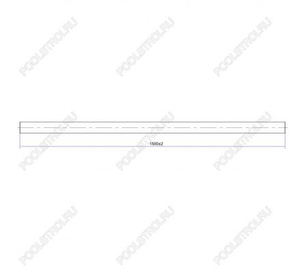 Поручень для бассейна Aquaviva L150